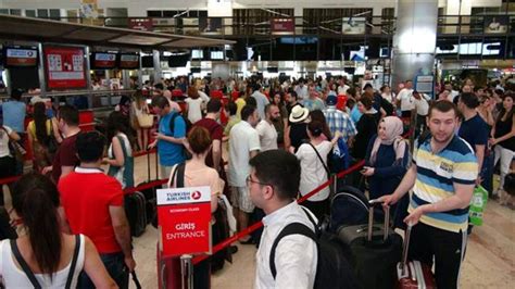 A­t­a­t­ü­r­k­ ­H­a­v­a­l­i­m­a­n­ı­’­n­d­a­ ­t­a­t­i­l­ ­y­o­ğ­u­n­l­u­ğ­u­